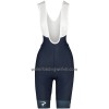 Set Fietsshirt + Korte Koersbroek 2023 INEOS Grenadiers Rood Donkerblauw Dames